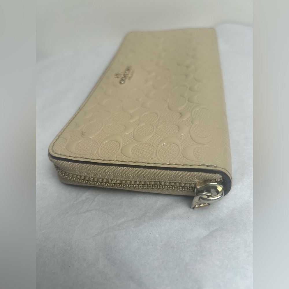 Coach Tan Embossed Wallet - Picture 5 of 15
